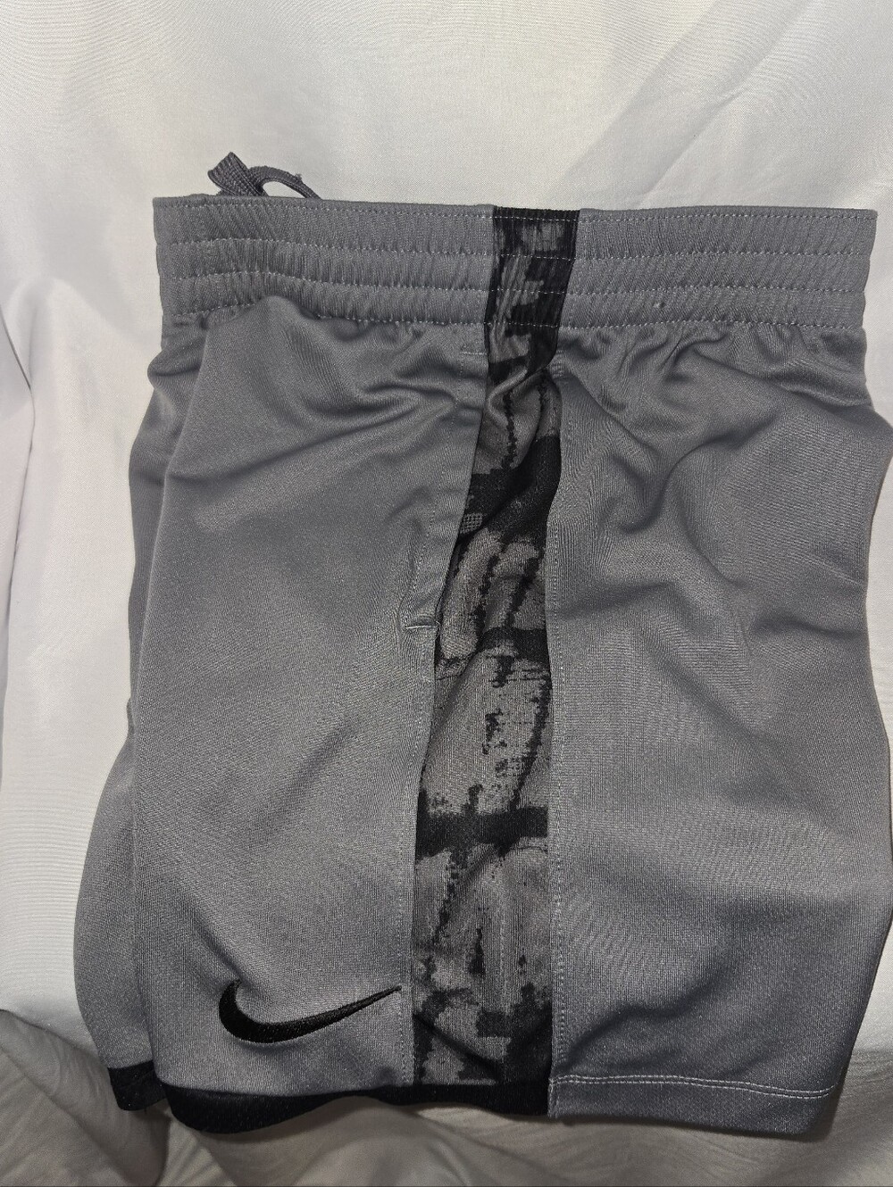 Nike Gray and Black Performance Shorts - Picture 2 of 4